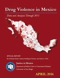 Drug Violence in Mexico 2015 cover image