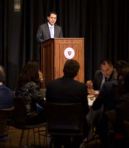 Dr. Alfonso Pérez Daza, advisor for the Federal Judiciary (Consejo de la Judicatura Federal) gives his keynote luncheon address.
