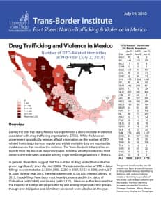 Drug trafficking and violence in mexico