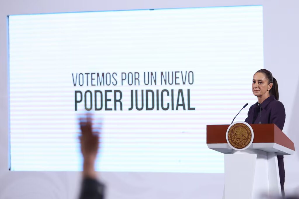 Mexican President Claudia Sheinbaum Promotes Voting in the Judicial Elections During the March 27, 2025 Mañanera.
